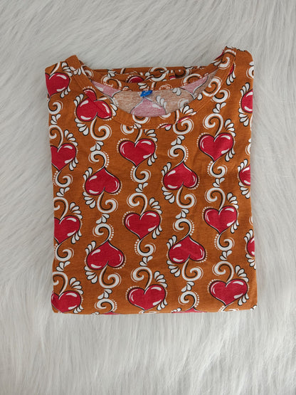 BURNT SWIRL HEART | NORMAL