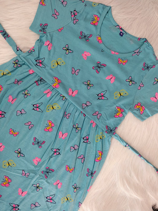 SKY BLUE BUTTERFLY | CASUAL
