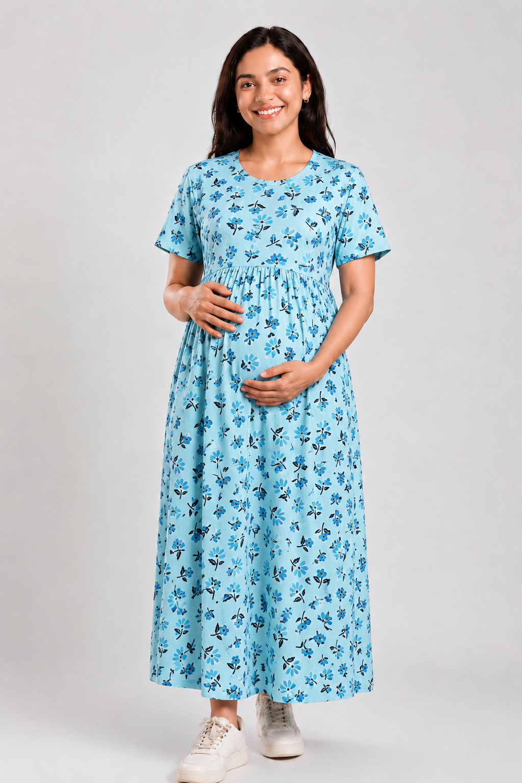 AQUA BLUE FLORAL | NORMAL