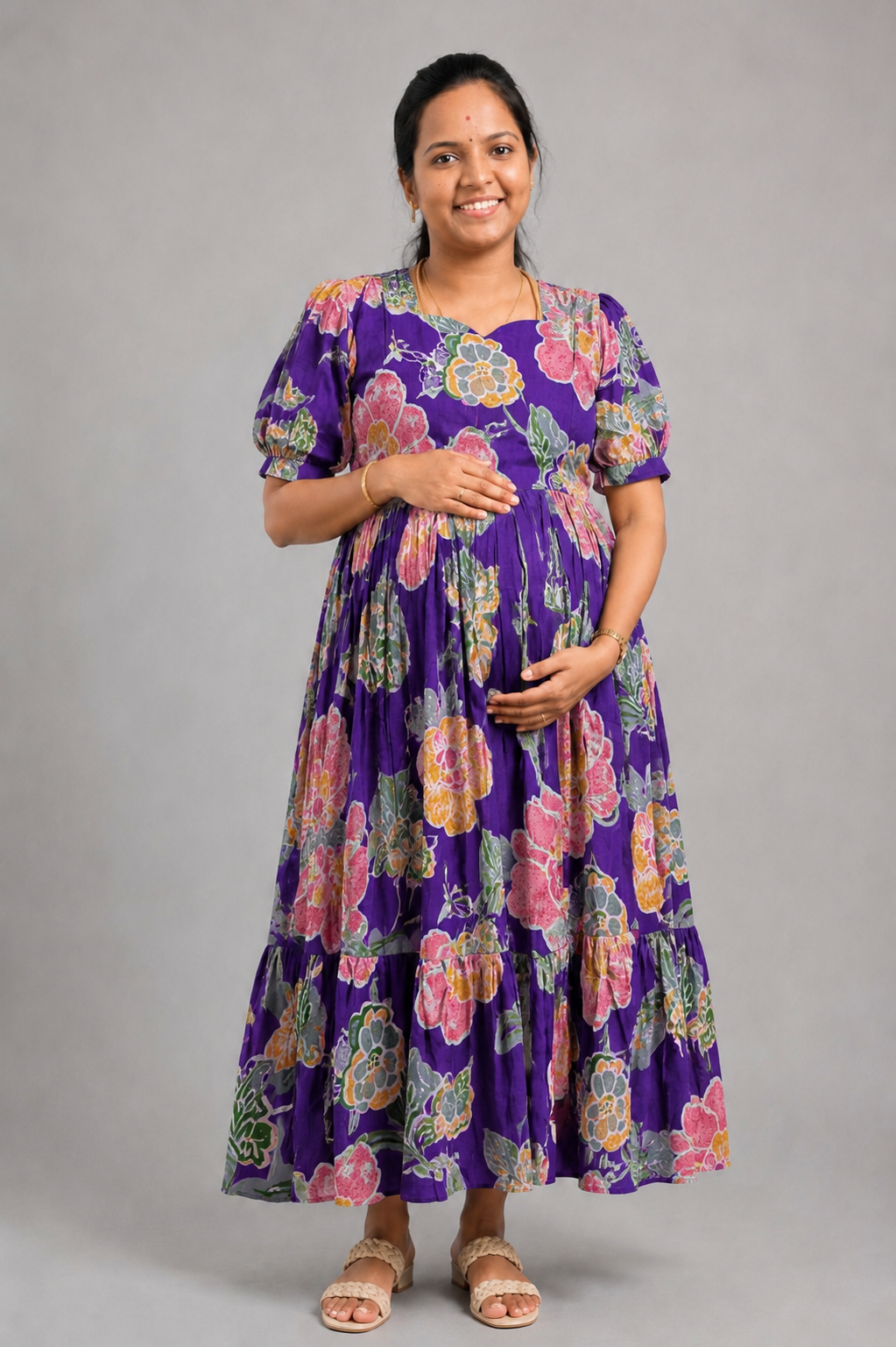 VIOLET PINK BLOSSOM | ZIPPER