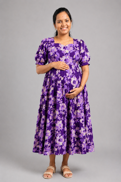 PURPLE FLORA | ZIPPER