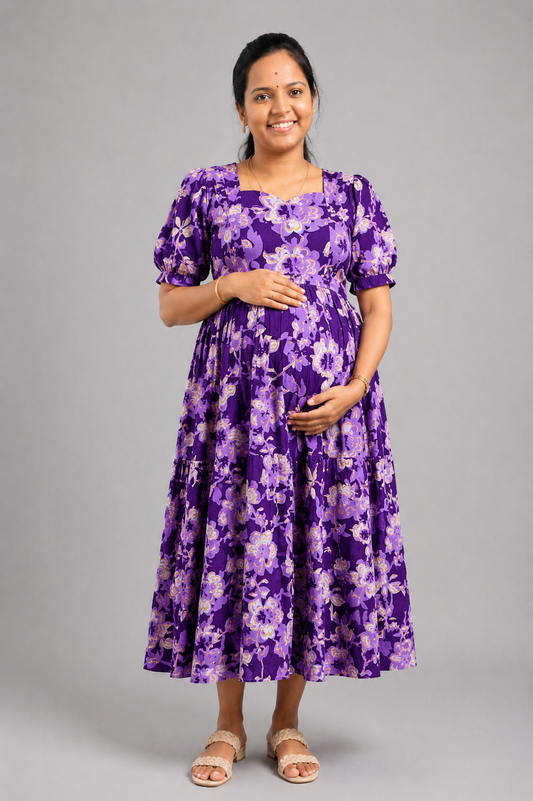 PURPLE FLORA | ZIPPER