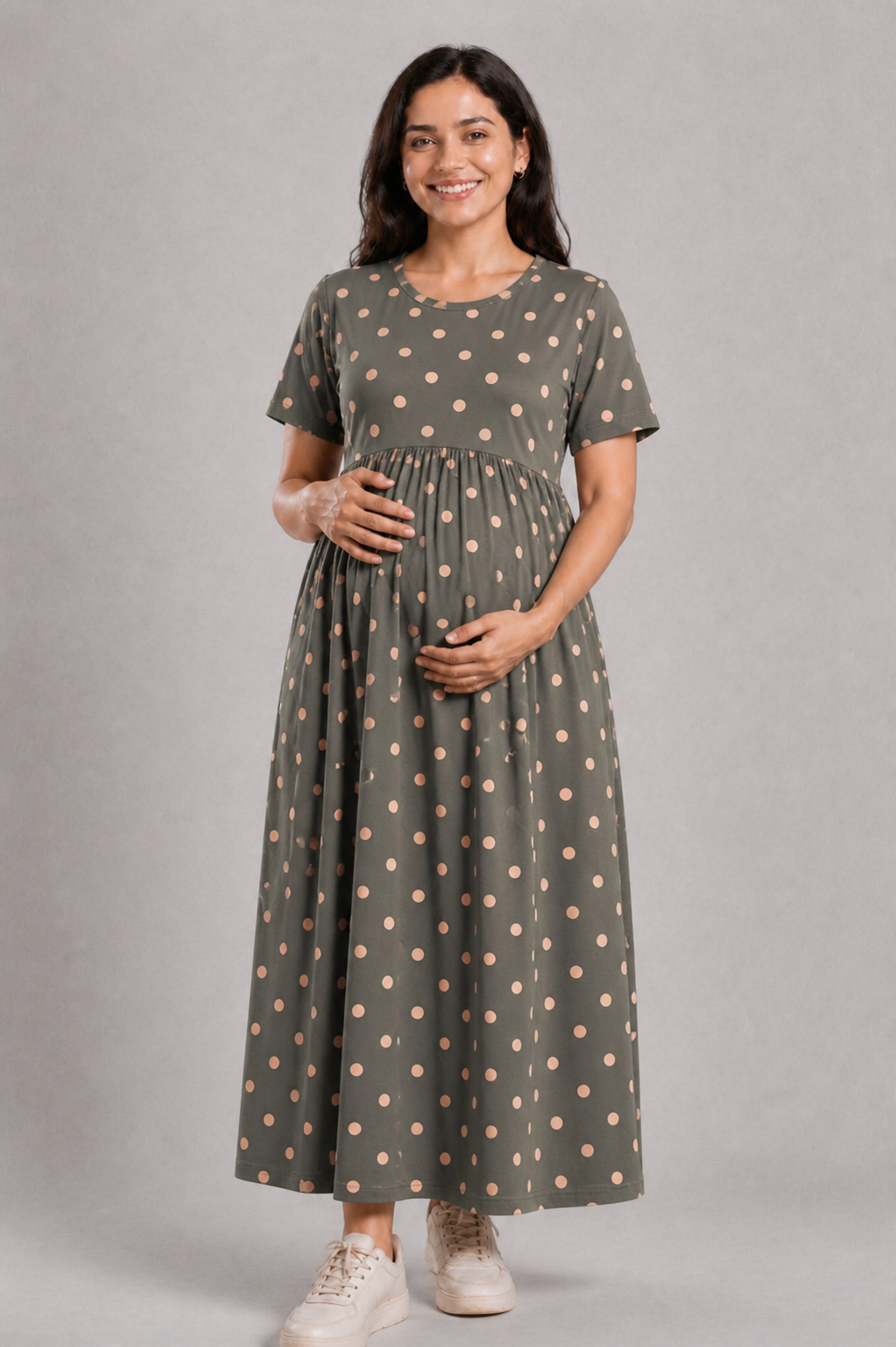 OLIVE MIST POLKA | NORMAL