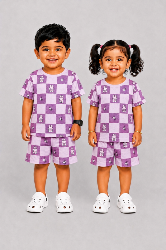 BUNNY CHECK | KID CO-ORD
