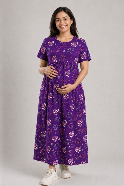 PURPLE FLORAL VALENTINE | NORMAL