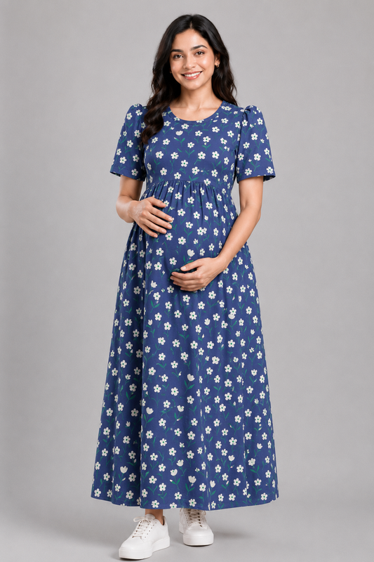 SLATE BLUE DAISY | PUFF