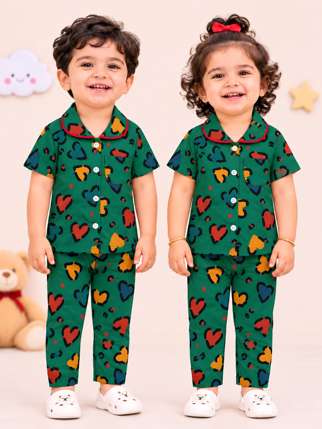 JUNGLE SAFARI | KID BUTTON CO-ORD