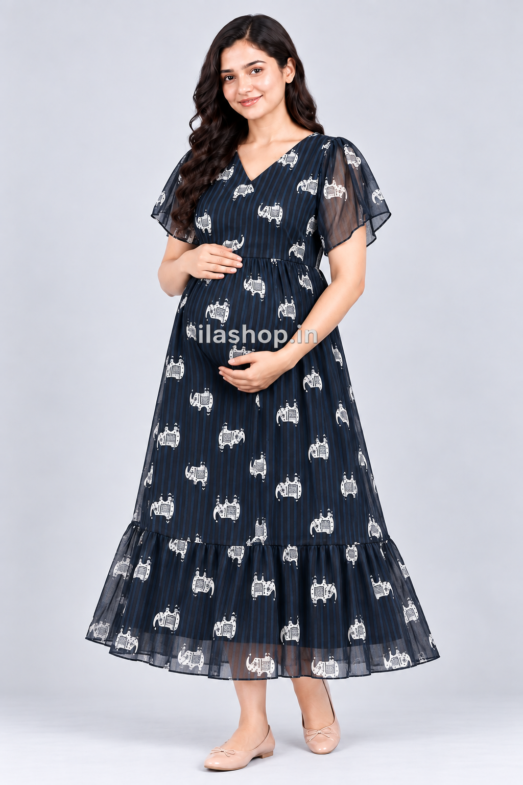 GEORGETTE ELEPHANT | ZIPPER