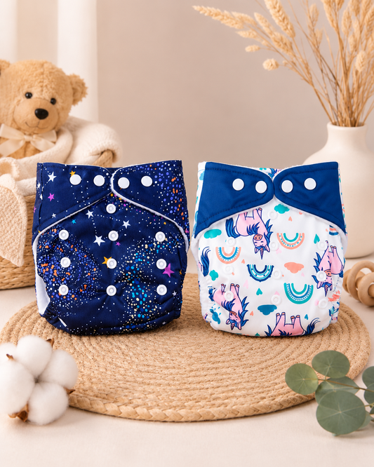 GALAXY & UNICORN RAINBOW | DIAPER