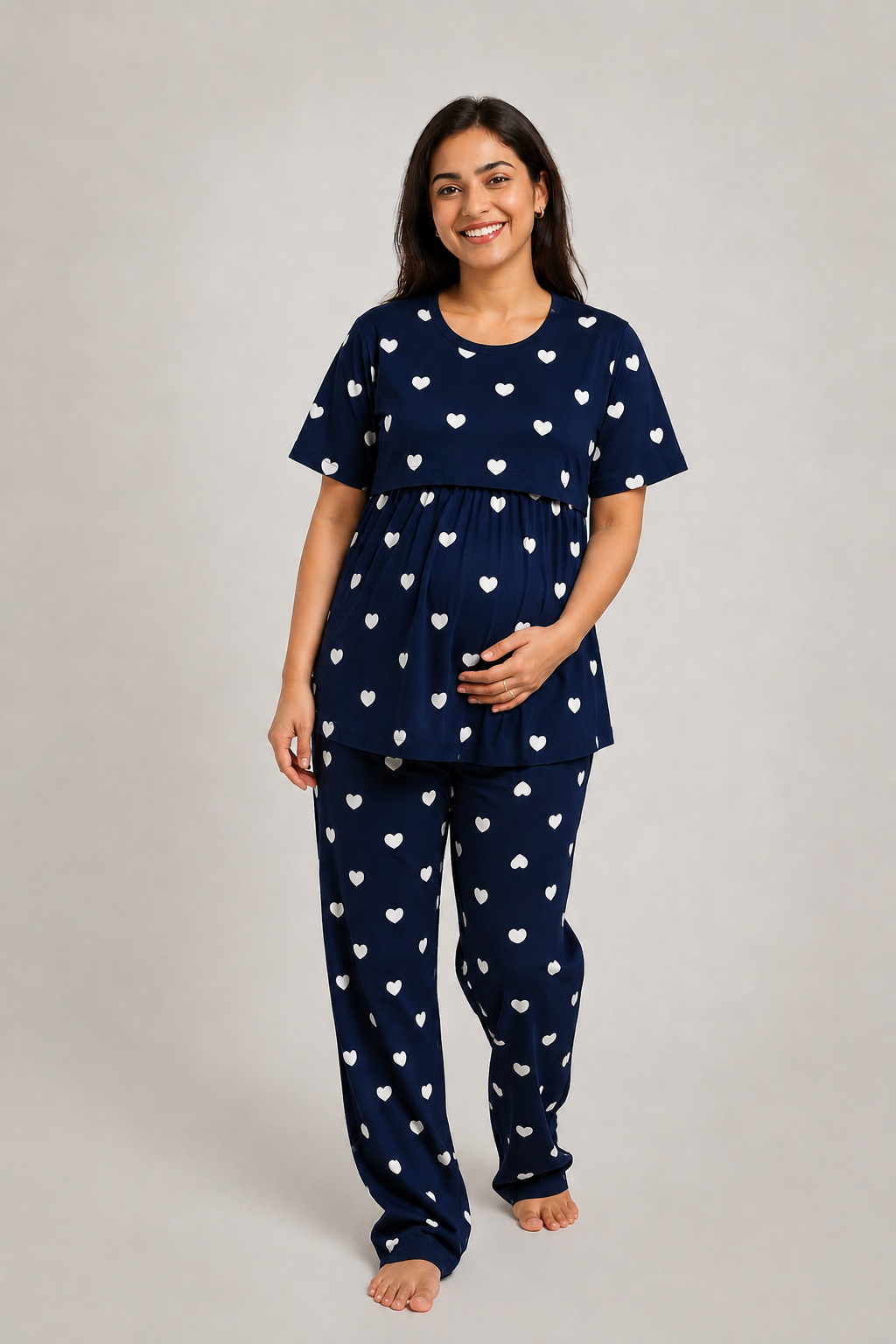 NAVY VALENTINE | PEPLUM