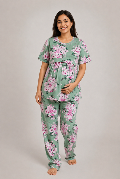 MINT BLOOM | PEPLUM