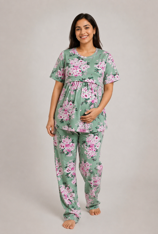 MINT BLOOM | PEPLUM
