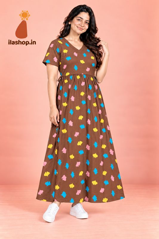 GINKGO PETAL BROWN | CASUAL