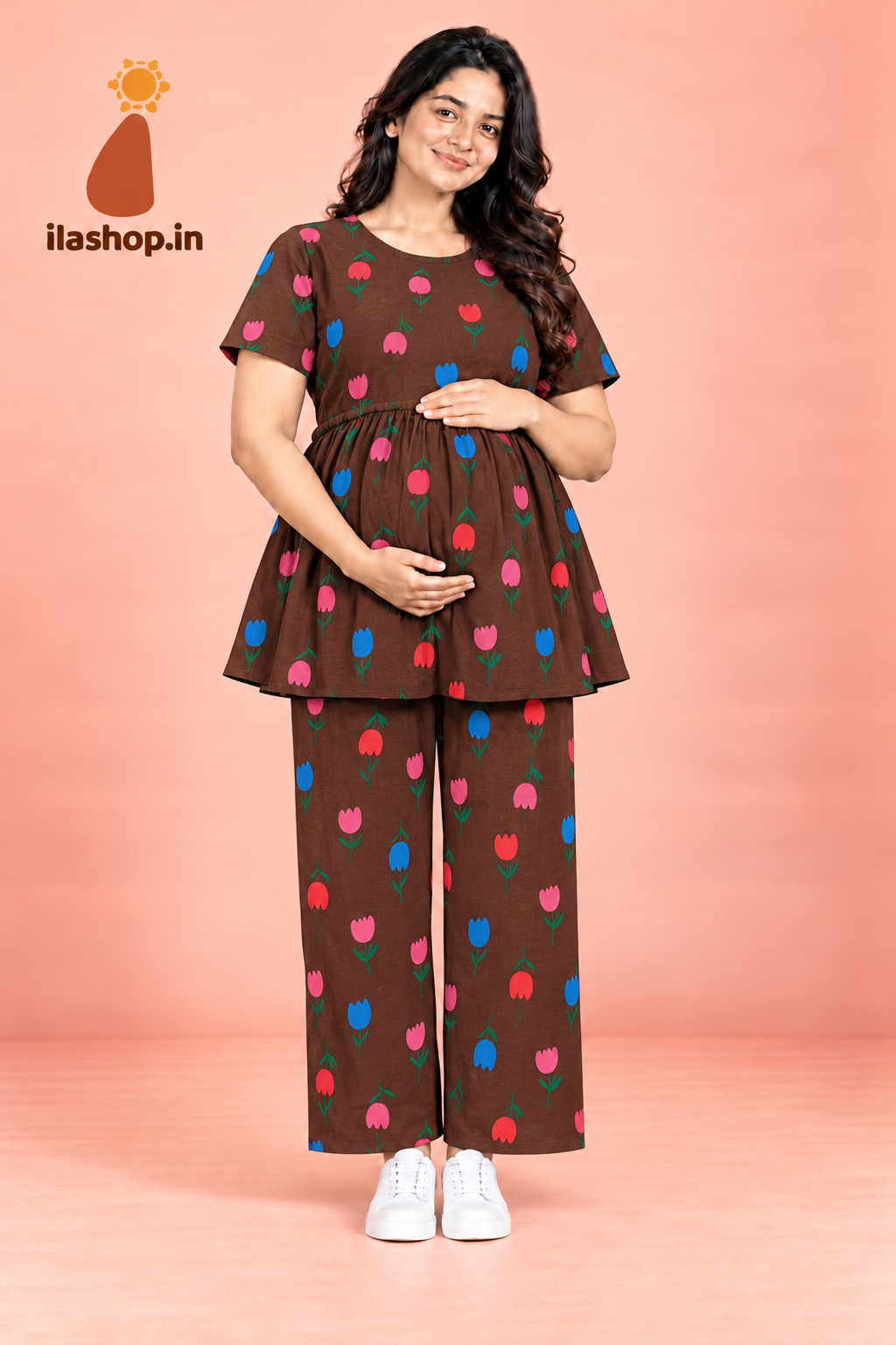 BROWN TULIP | PEPLUM
