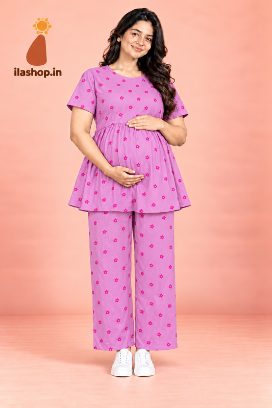 PINK MINI DAISY | PEPLUM