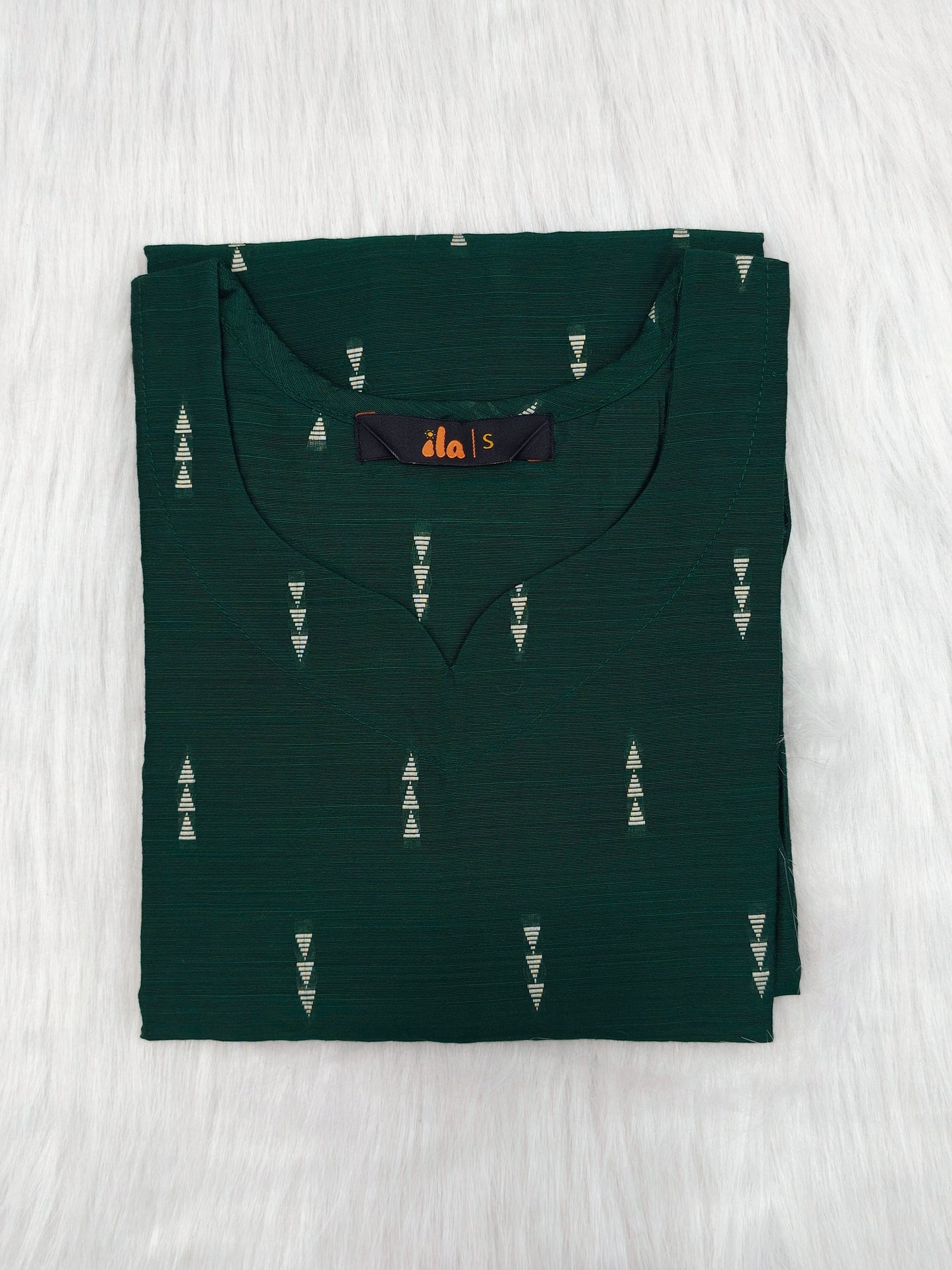 LEAF GREEN HEART | KURTI