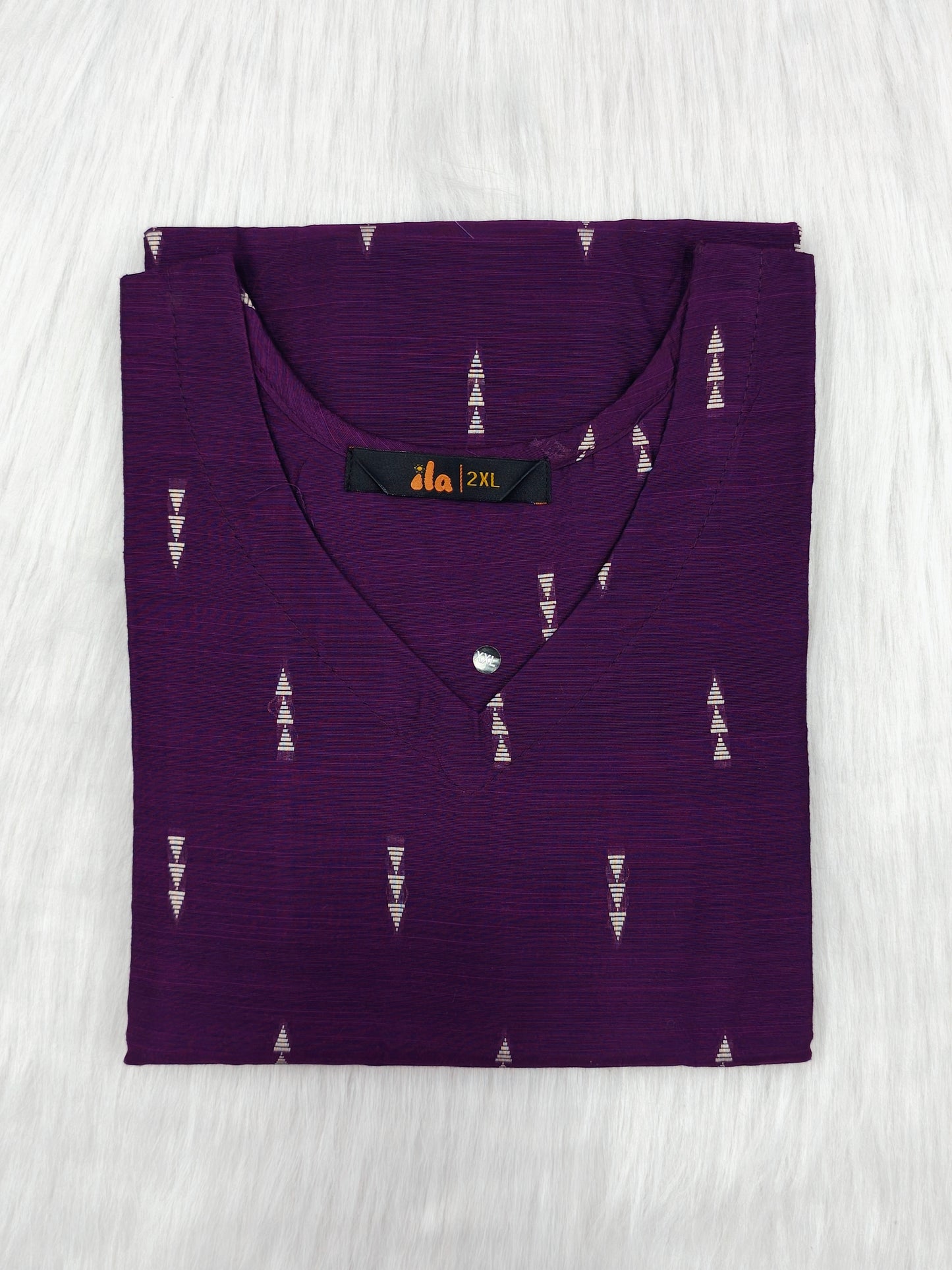 PURPLE V NECK | KURTI