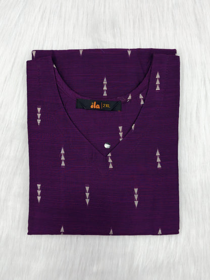 PURPLE V NECK | KURTI