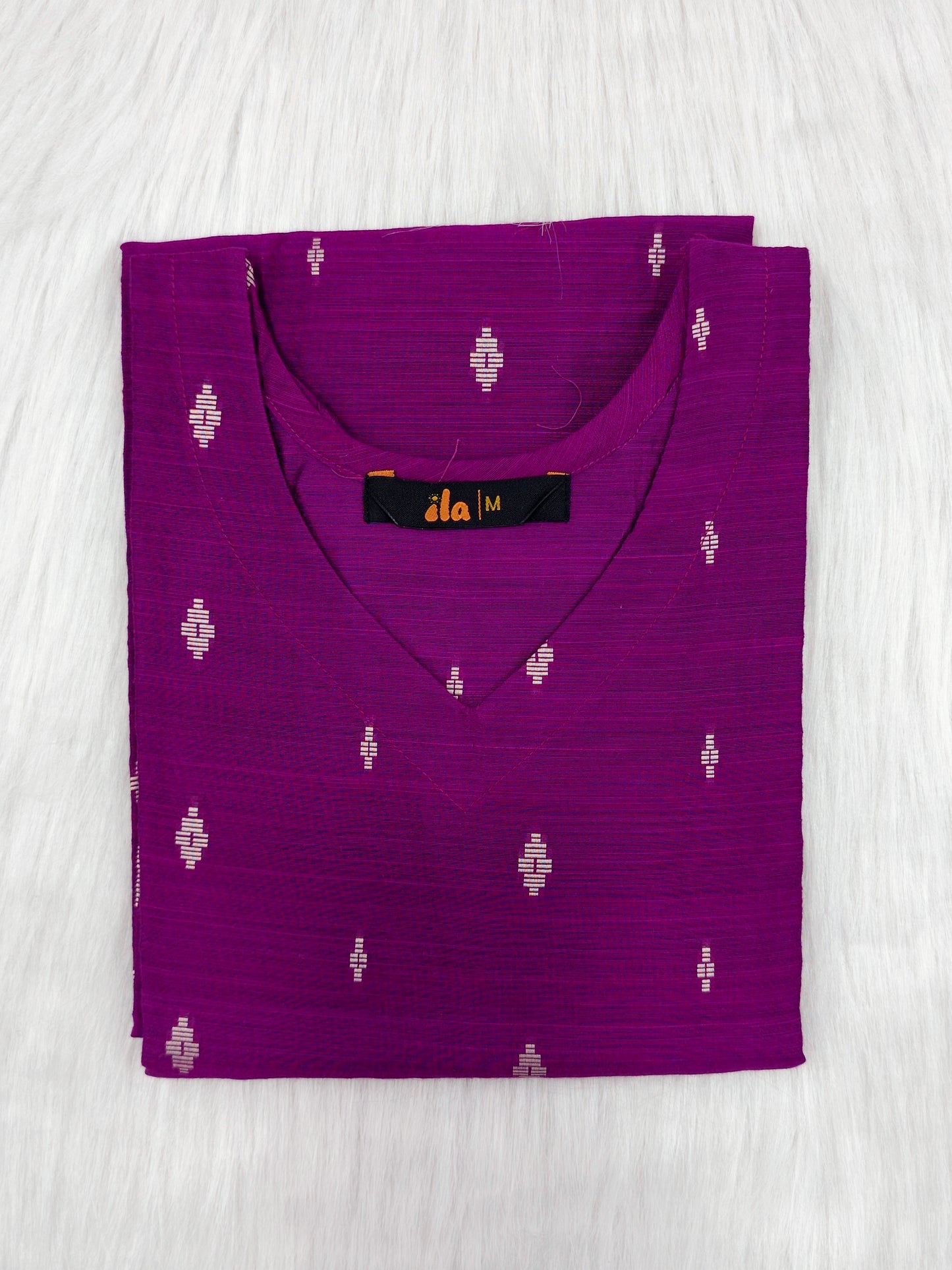 MAGENTA V NECK | KURTI