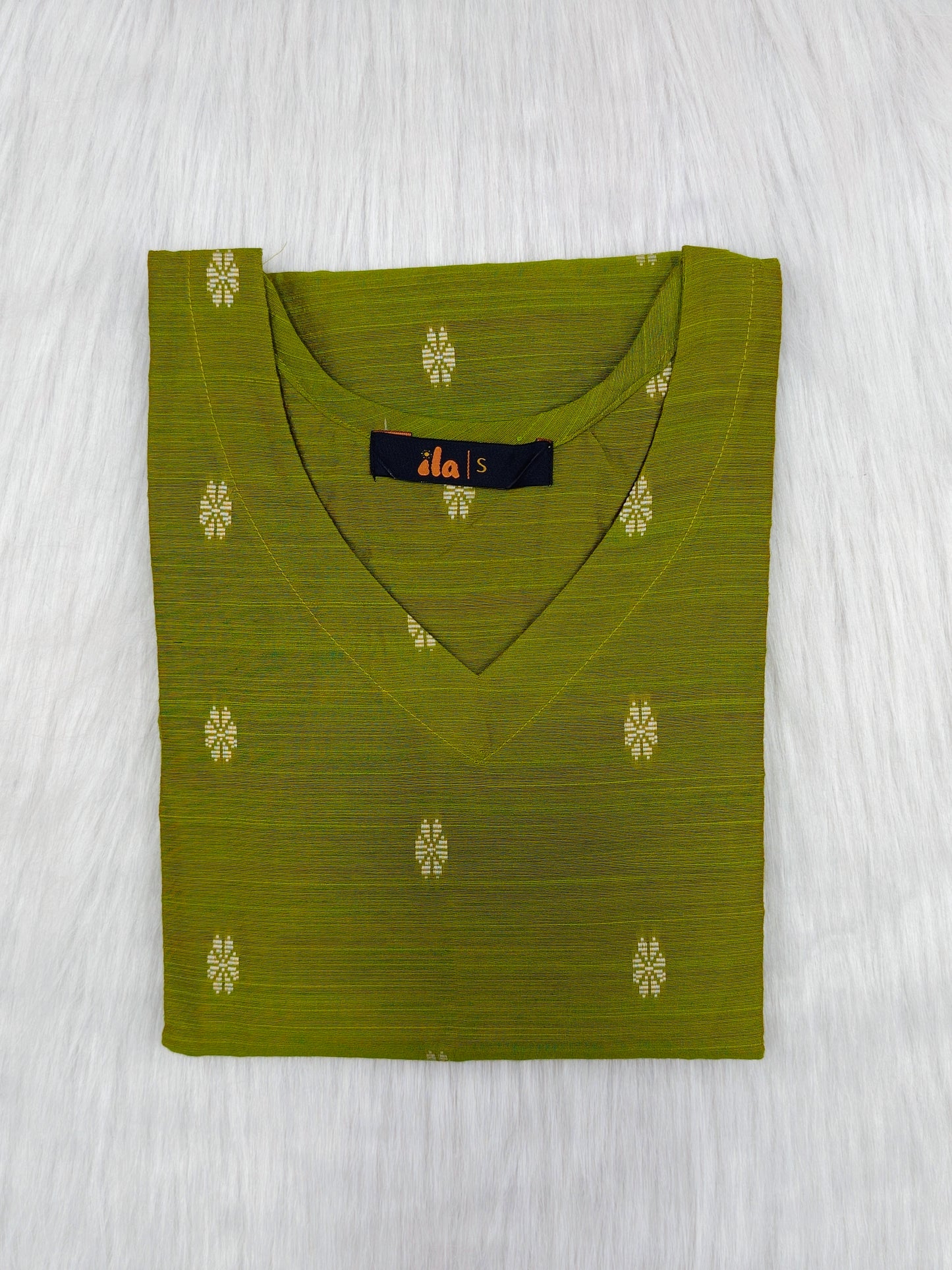 HERBAL V NECK  | KURTI