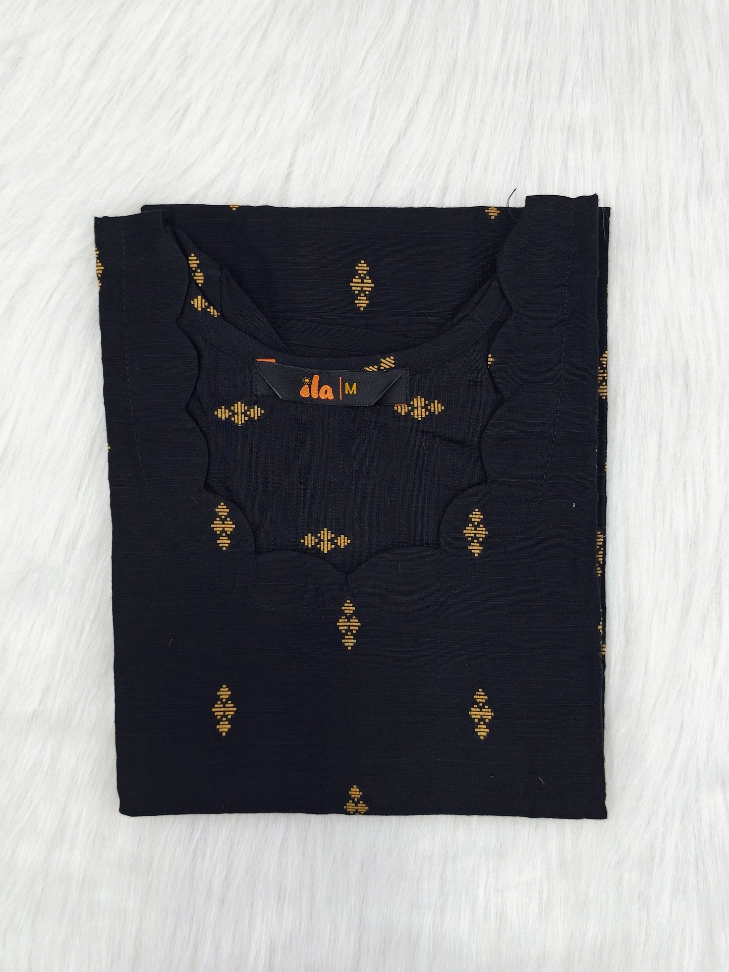 BLACK SCALLOP | KURTI