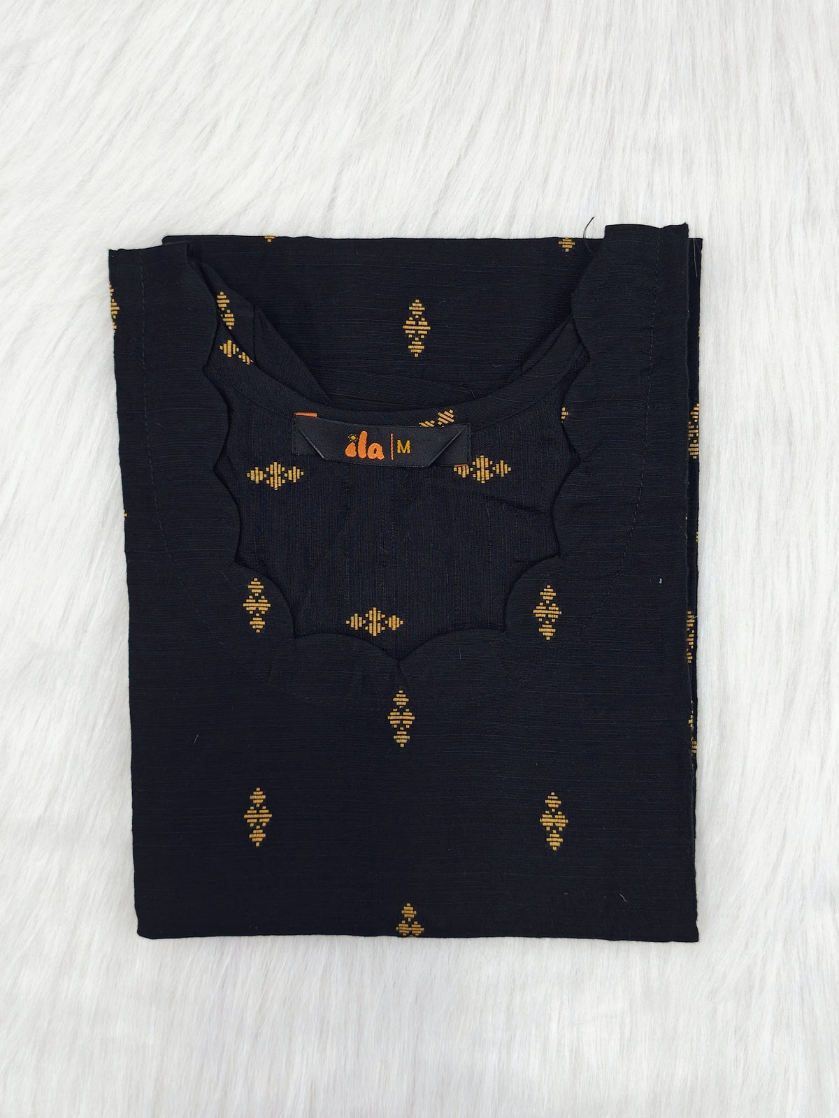 BLACK SCALLOP | KURTI