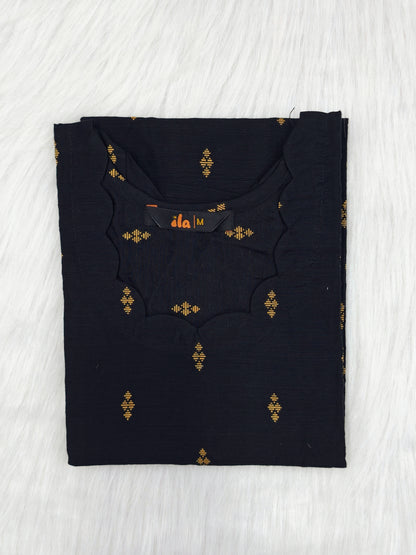 BLACK SCALLOP | KURTI