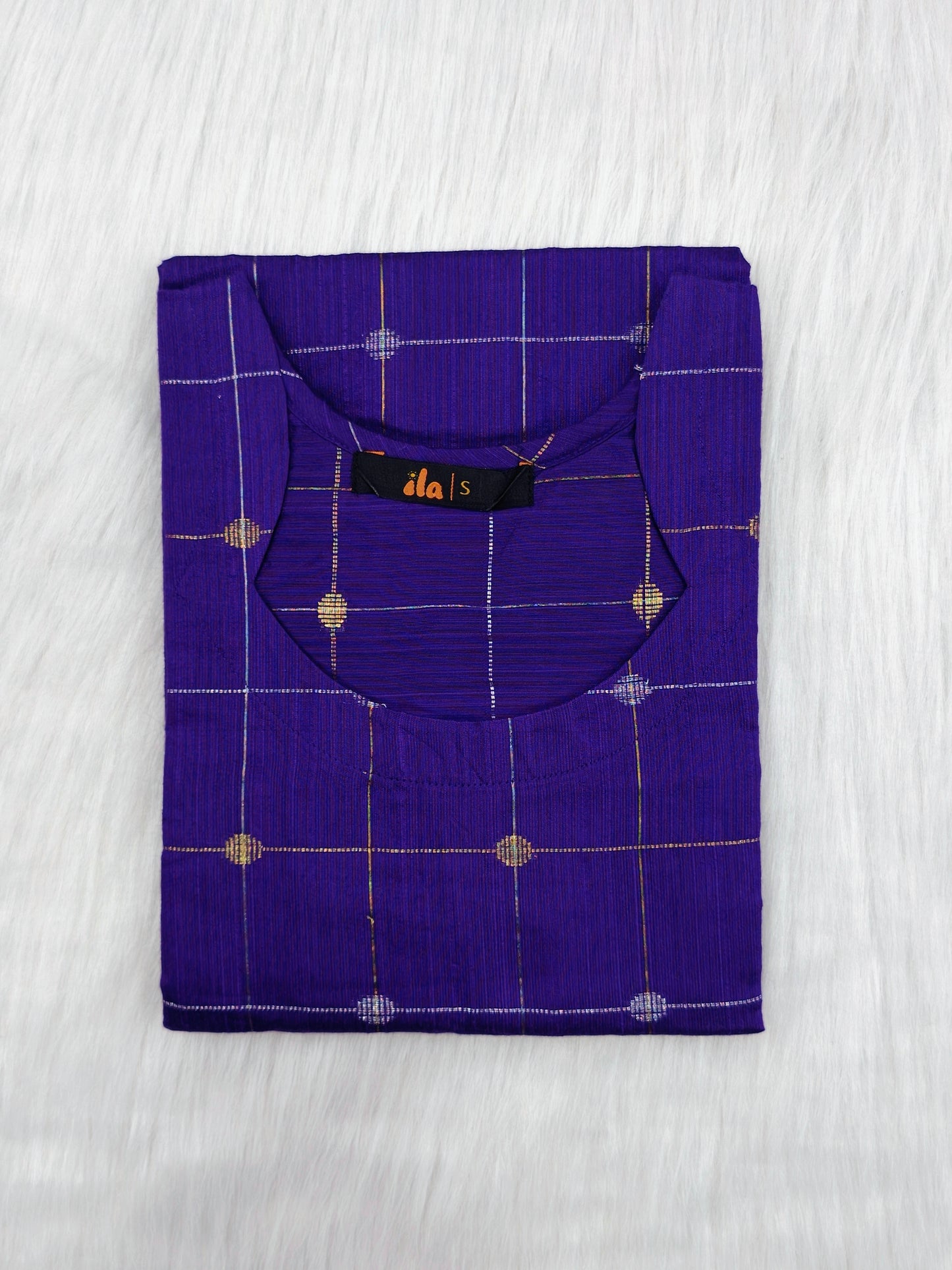 PURPLE CHECKED | KURTI