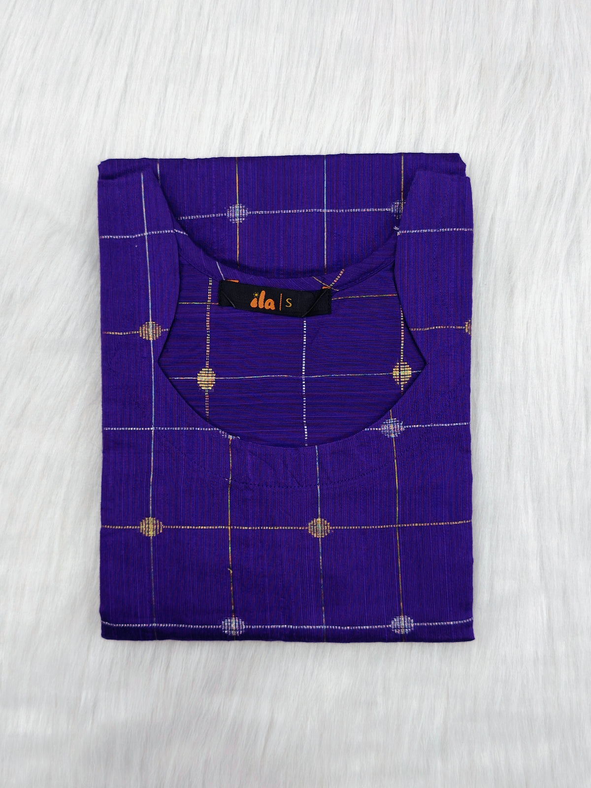 PURPLE CHECKED | KURTI