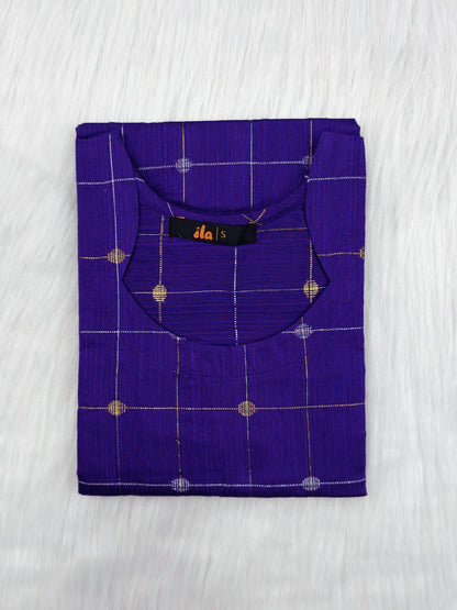 PURPLE CHECKED | KURTI