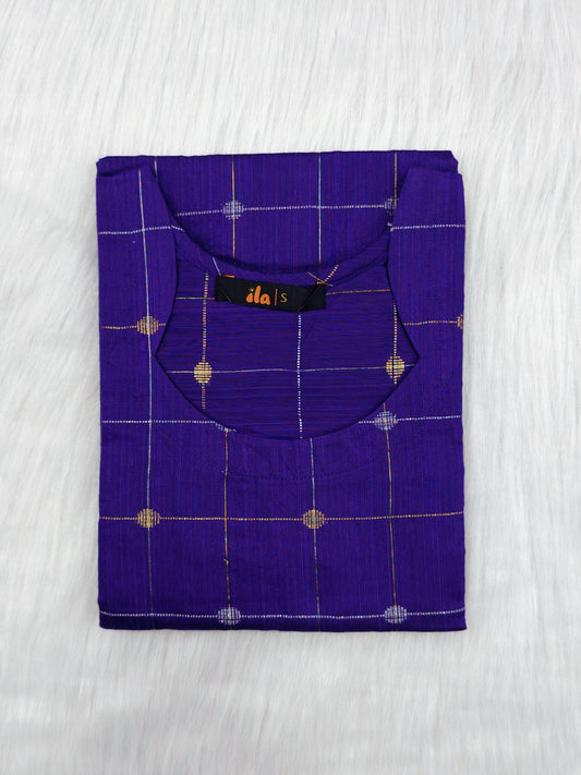 PURPLE CHECKED | KURTI