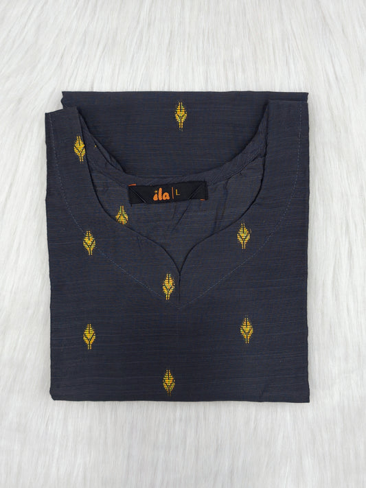 GREY V NECK | KURTI