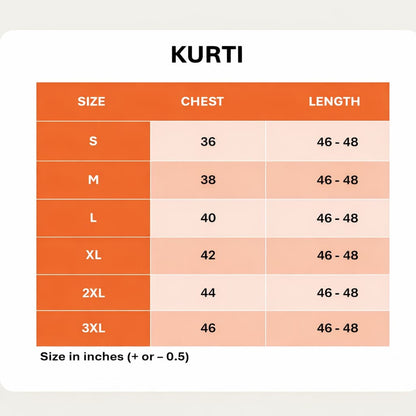 BLACK SCALLOP | KURTI