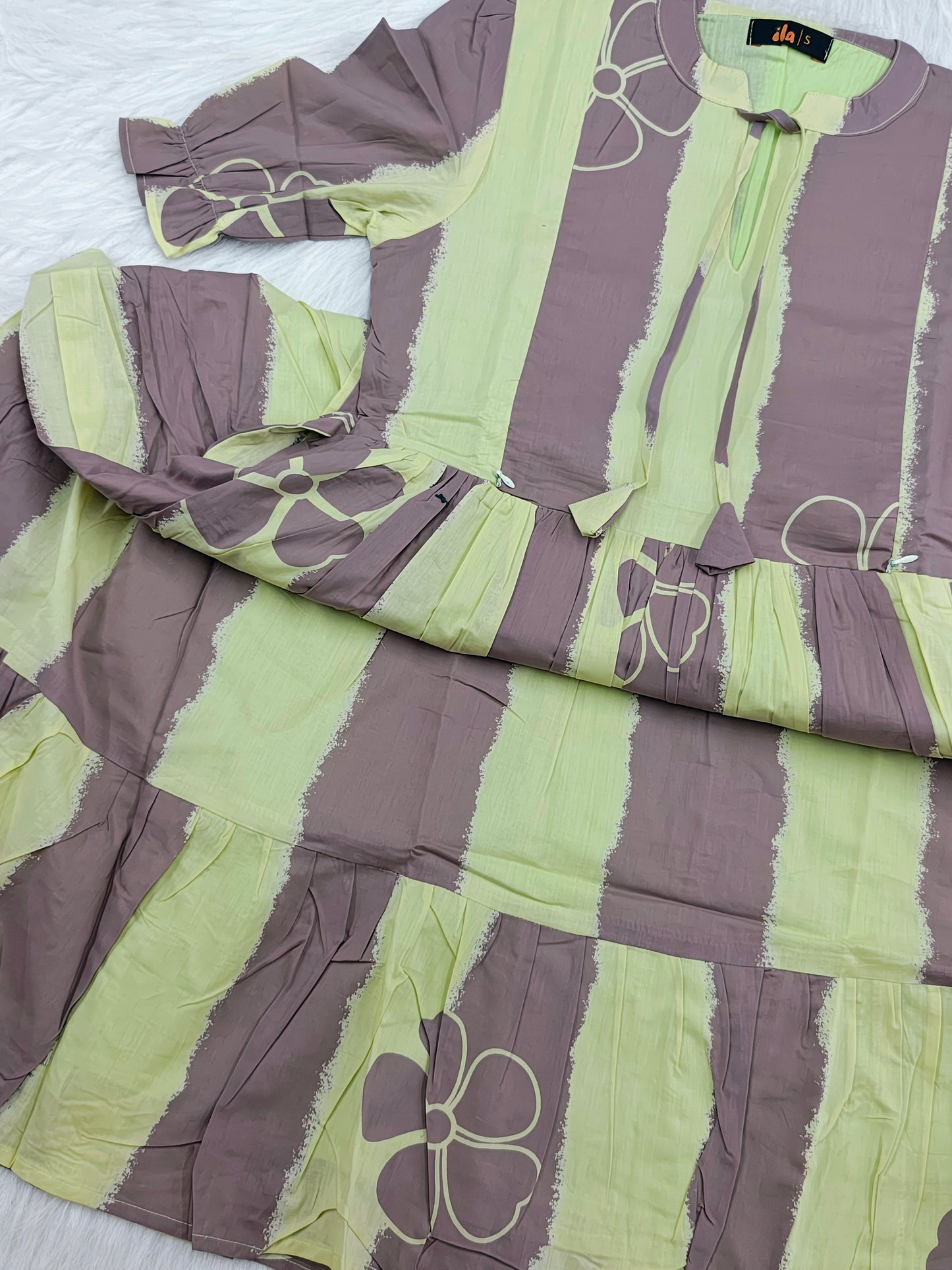 MOSS COCOA STROKE | ZIPPER