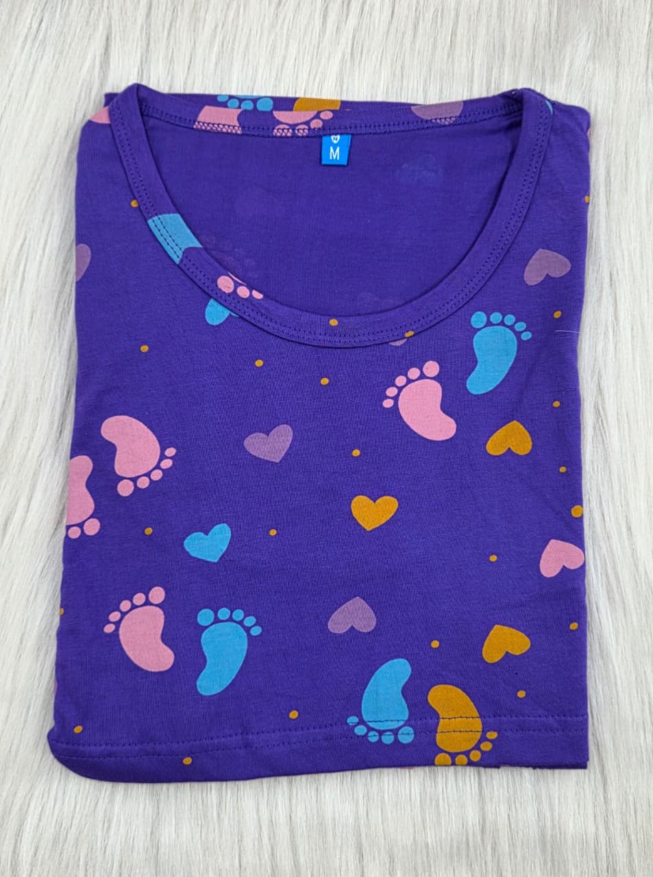 VIOLET FOOT PRINT | TEES